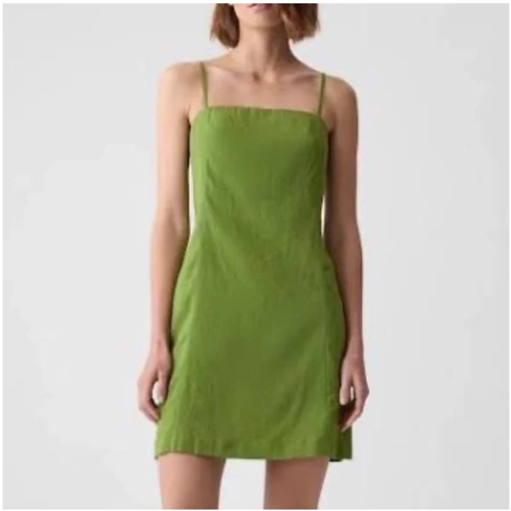 Gap Linen Green Mini Dress
